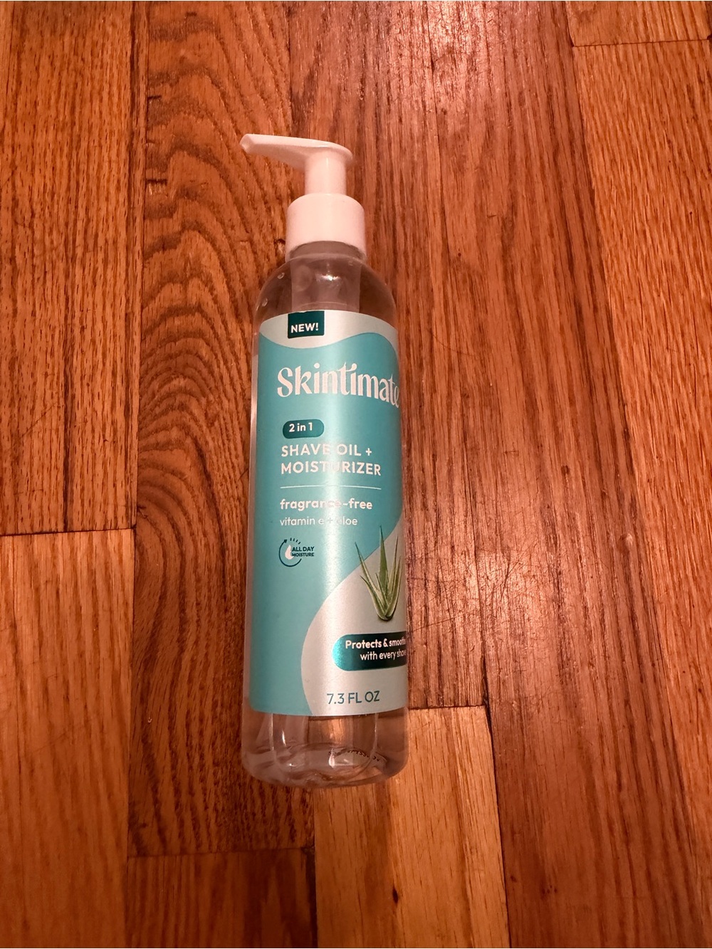 Skintimate 2 in 1 Shave Oil + Moisturizer with aloe vera